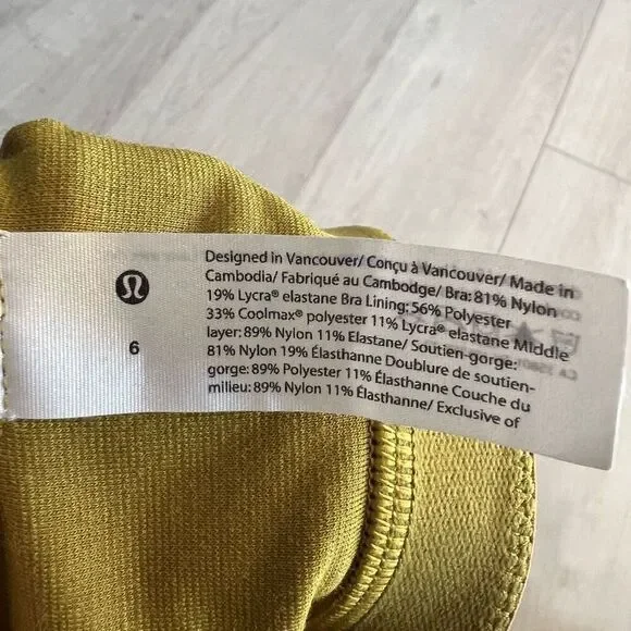 lululemon athletica green Sports Bra - Picture 5 of 6